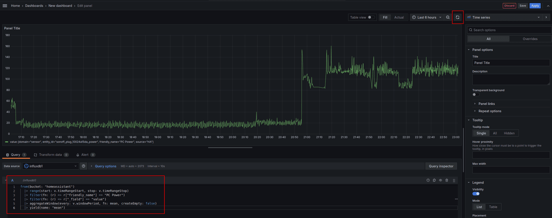 grafana add new data source ui screenshot