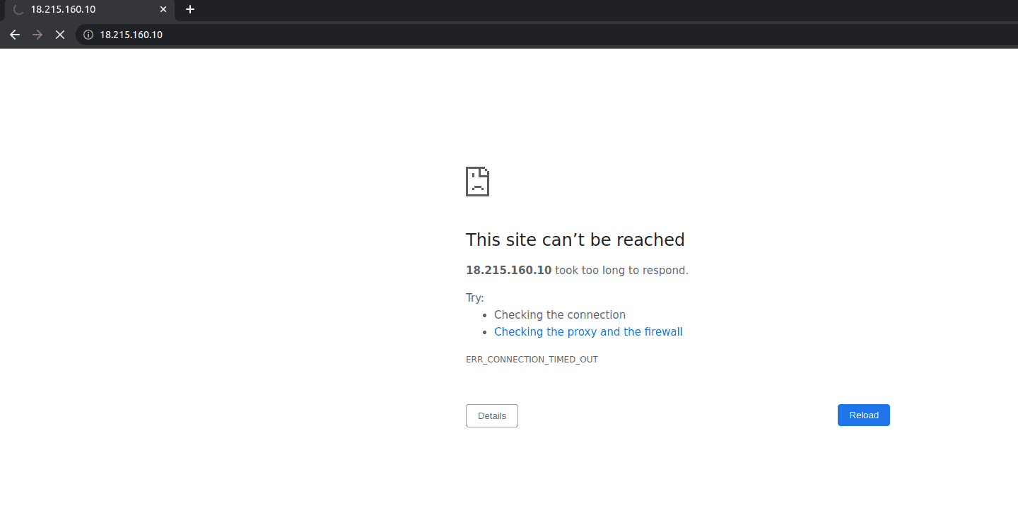 Nginx blocked