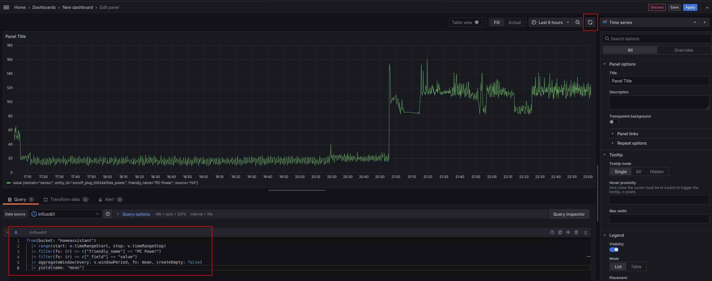 grafana add new data source ui screenshot