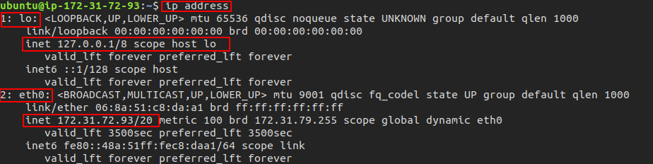 list interfaces